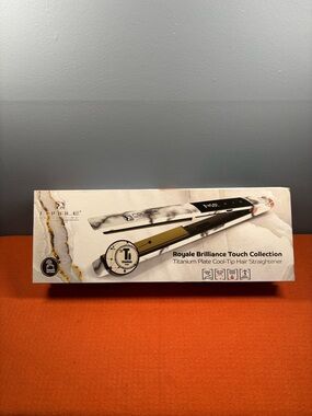 Royale Brilliance Touch Titanium Plate Cool-Tip Hair Straightener -